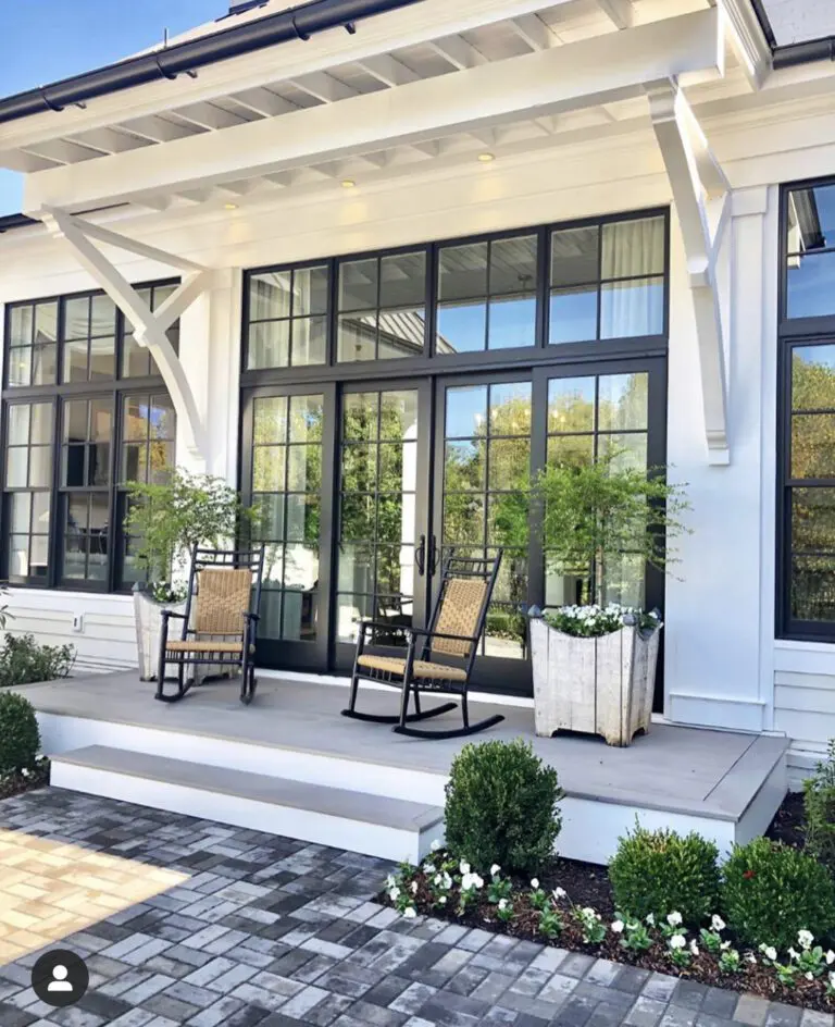 Covered Patios on Front of House Example | Patios Franklin, TN | Franklin Patio Design